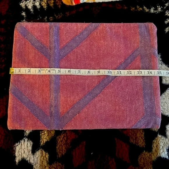 Viajera Imports Oversize Clutch purple pink bag (v closet) - Picture 1 of 7